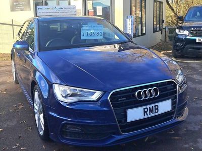 Blue Used 2014 Audi A3 Sportback S-Line Hatchback | £10,982 (A bit pricey)