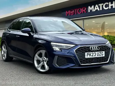 Used Audi A3 S-Line 2023 Blue Sedan