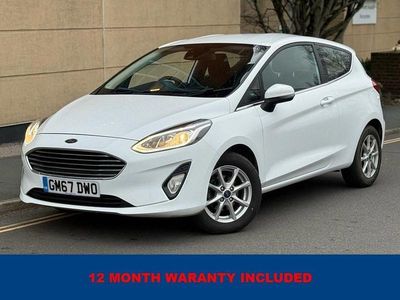 Used Ford Fiesta Zetec 100 HP (73 kW) 2018 White Hatchback