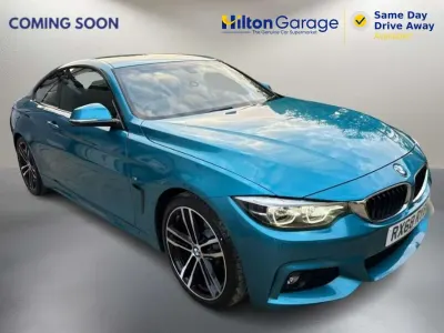 Begagnad BMW 420 M Sport 2018 Blå Sportkupé