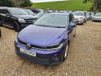 Used VW Polo Match 95 HP (69 kW) 2025 Blue Hatchback