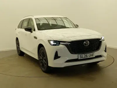 New Mazda CX-80 Homura-Line 328 HP (241 kW) 2026 Arctic white SUV