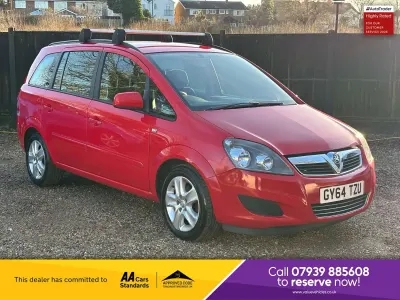 Used Vauxhall Zafira 2014 Red MPV