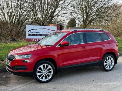 Used Skoda Karoq SE L 150 HP (110 kW) 2019 Red SUV