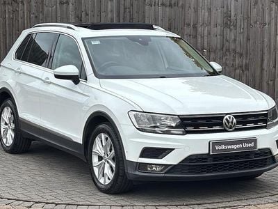White Used 2017 VW Tiguan SE SUV | £14,799 (Fair price)