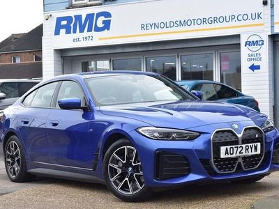 Used BMW i4 M Sport 250 kW (340 HP) 2022 Blue Sedan