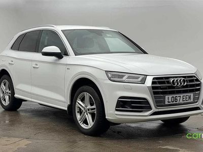 White Used 2017 Audi Q5 S-Line SUV | £22,450 (A bit pricey)