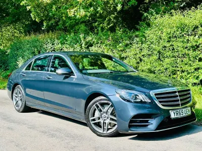 Used Mercedes S350 AMG line 2019 Blue Sedan