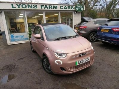 Used Fiat 500e Star 86 kW (118 HP) 2021 Gold Cabriolet
