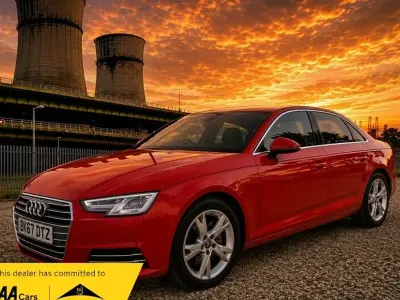 Used Audi A4 Advanced 150 HP (110 kW) 2018 Red Sedan