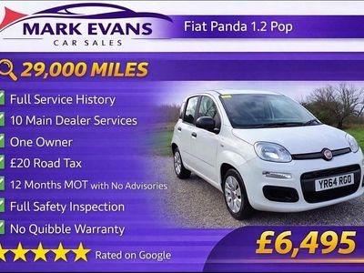 Used Fiat Panda Pop 2014 White Hatchback