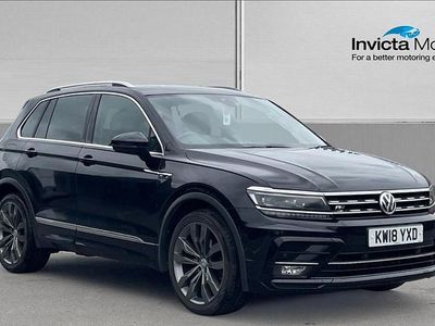 Used VW Tiguan R-line 150 HP (110 kW) 2018 Black SUV
