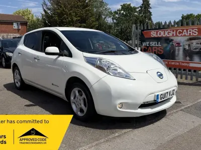 Used Nissan Leaf Acenta 80 kW (109 HP) 2017 White Hatchback