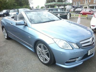 Used Mercedes E200 Sport Edition 2012 Blue Cabriolet
