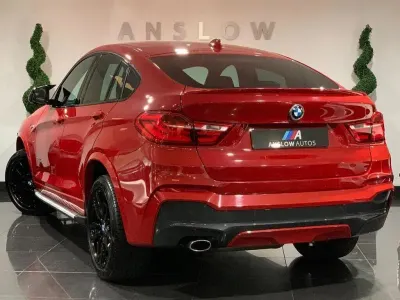 Used BMW X4 M Sport 190 HP (139 kW) 2016 Red SUV