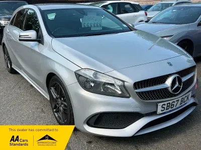 Used Mercedes A180 AMG line 2017 Silver Hatchback