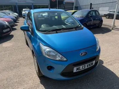Used Ford Ka S 69 HP (50 kW) 2013 Blue Hatchback
