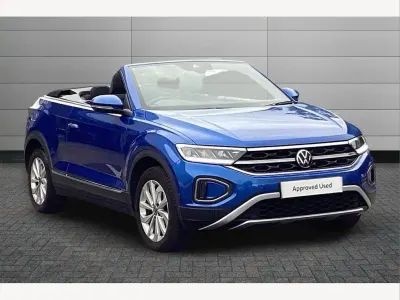 Used VW T-Roc Cabriolet Style 150 HP (110 kW) 2022 Blue Cabriolet