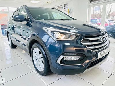Used Hyundai Santa Fe Premium 2018 Blue SUV