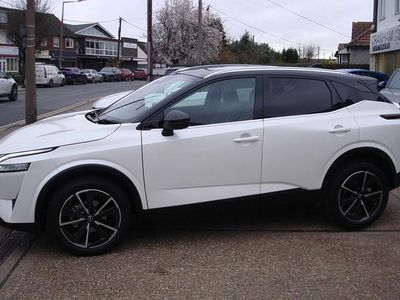 Used Nissan Qashqai Tekna 2023 Pearl white with pearl black roof SUV