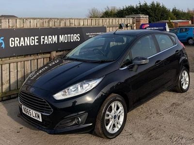 Used Ford Fiesta Zetec 2015 Black Hatchback