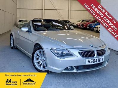 Used BMW 645 Cabriolet Comfort Edition 2004 Silver Cabriolet