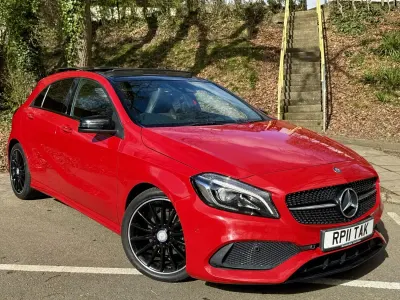 Used Mercedes A180 AMG Line Premium Plus 2016 Red Hatchback
