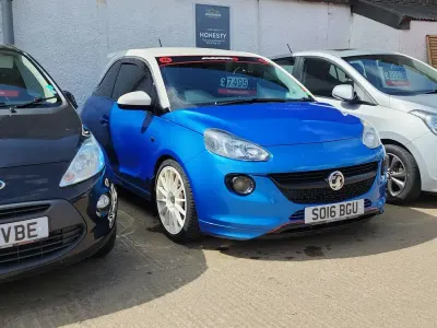 Used Vauxhall Adam S 150 HP (110 kW) 2016 Blue Hatchback