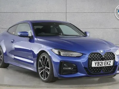 Used BMW 420 M Sport 190 HP (139 kW) 2021 Blue Coupe