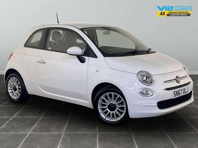 White Used 2017 Fiat 500 Pop Star Hatchback | £4,595 (Fair price)