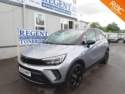 Used Vauxhall Crossland GS Line 110 HP (80 kW) 2022 Grey SUV