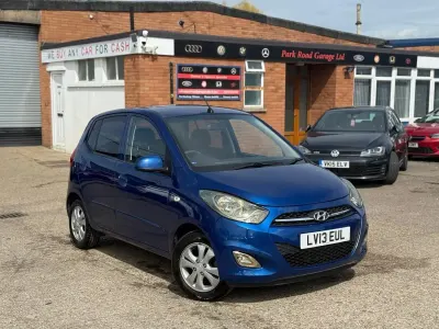 Begagnad Hyundai i10 Active 85 HK (62 kW) 2013 Blå Halvkombi