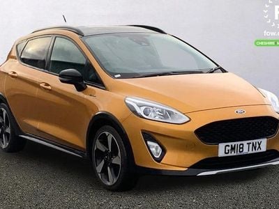 Yellow Used 2018 Ford Fiesta Active Hatchback | £9,899 (Fair price)