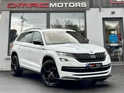 Used Skoda Kodiaq SportLine 150 HP (110 kW) 2019 White SUV