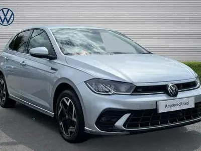 Used VW Polo R-line 115 HP (84 kW) 2025 Reflex silver metallic Hatchback