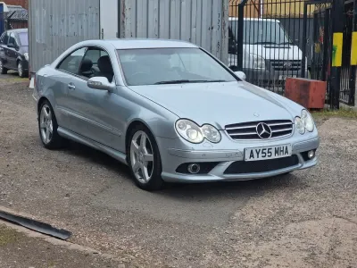 Used Mercedes CLK320 2005 Silver Coupe