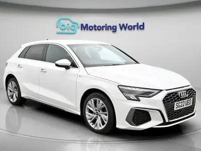 Used Audi A3 Sportback S-Line 2022 White Hatchback