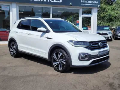 Używany VW T-Cross R-line 2019 Biały SUV