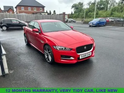 Used Jaguar XE R-Sport 180 HP (132 kW) 2018 Red Sedan