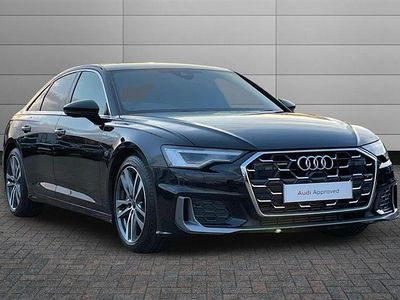 Mythos black Used 2025 Audi A6 S-Line Sedan | £38,990 (Expensive)
