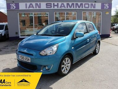 Blue Used 2015 Mitsubishi Mirage Hatchback | £4,995 (Fair price)