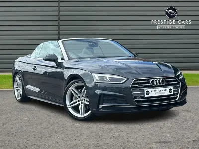 Begagnad Audi A5 Cabriolet S-Line 190 HK (139 kW) 2017 Grå Cab