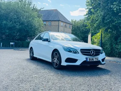 Used Mercedes E220 Premium 2016 White Sedan