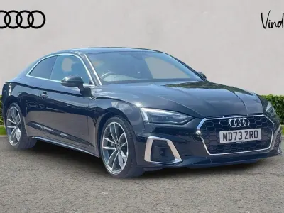 Used Audi A5 S-Line 201 HP (147 kW) 2023 Black Coupe