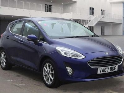 Used Ford Fiesta Zetec 100 HP (73 kW) 2018 Blue Hatchback