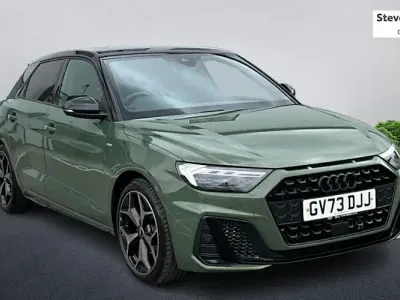 Used Audi A1 Sportback Black Edition 150 HP (110 kW) 2023 Green Hatchback