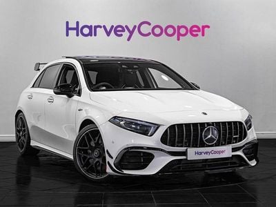 White Used 2021 Mercedes A45 AMG Hatchback | £42,990 (Expensive)