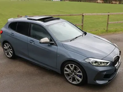 Used BMW M135 Comfort Edition 306 HP (225 kW) 2019 Grey Hatchback