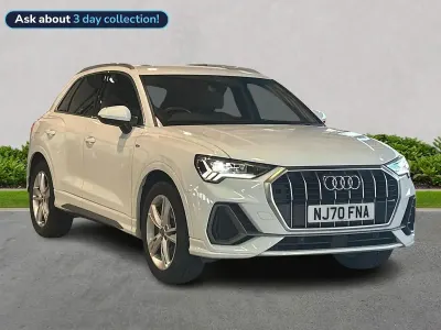 Used Audi Q3 S-Line 150 HP (110 kW) 2020 White SUV
