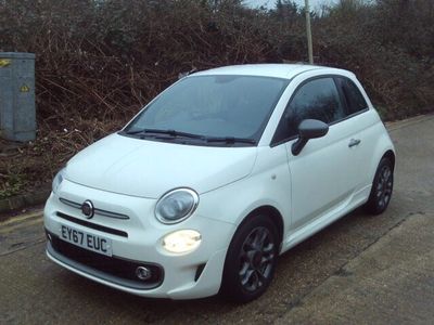 used Fiat 500 1.2 S White 21k Miles Years MOT Warranty HPI Clear